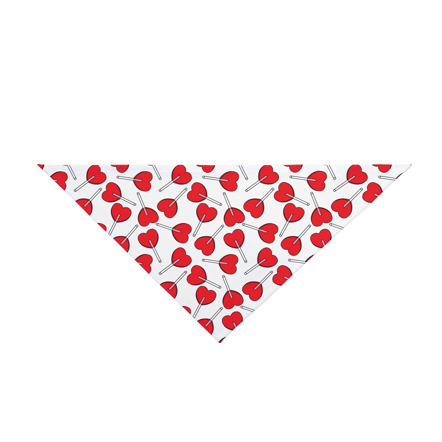 Heart Lollipop Pet Bandana