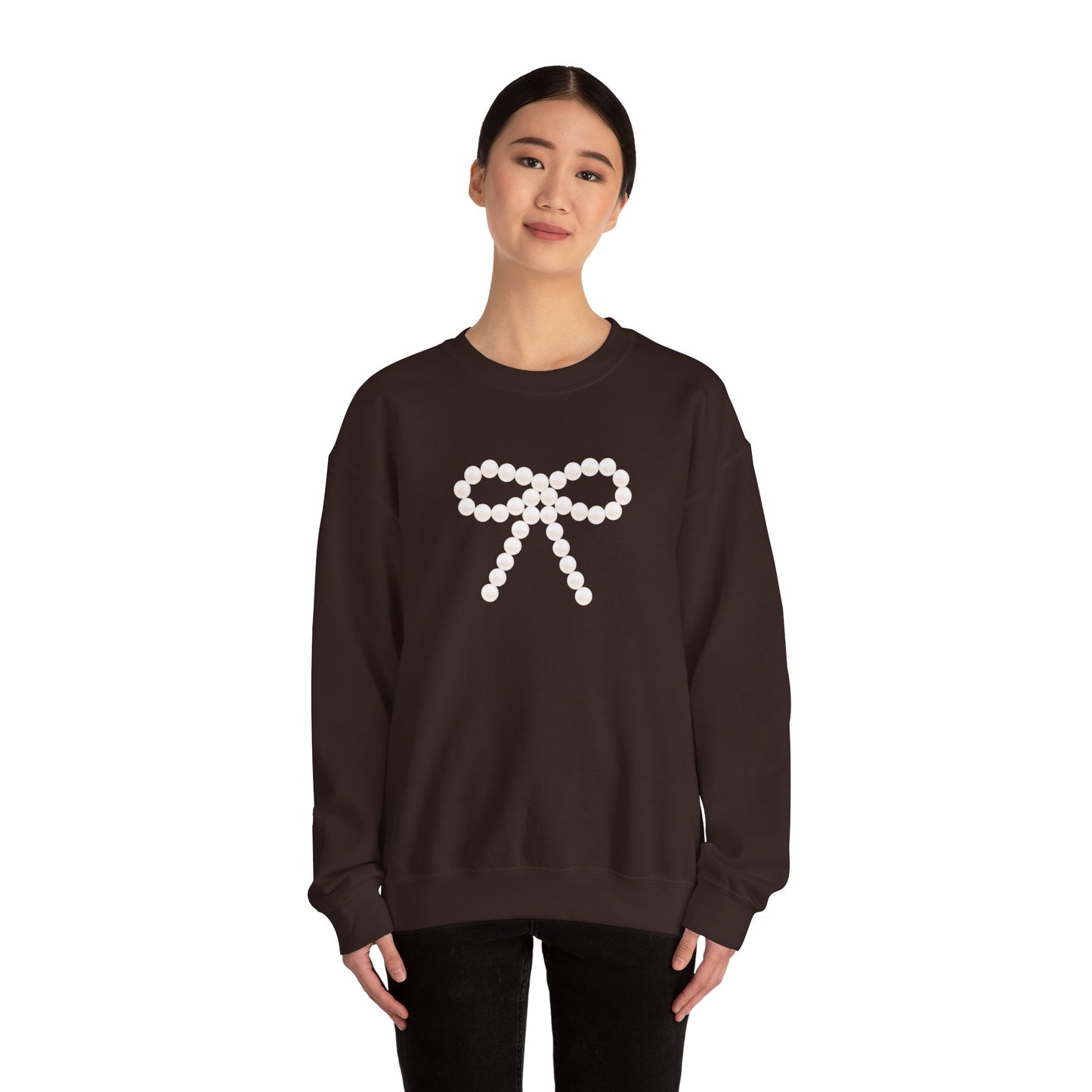 Pearl Bow Unisex Heavy Blend™ Crewneck Sweatshirt