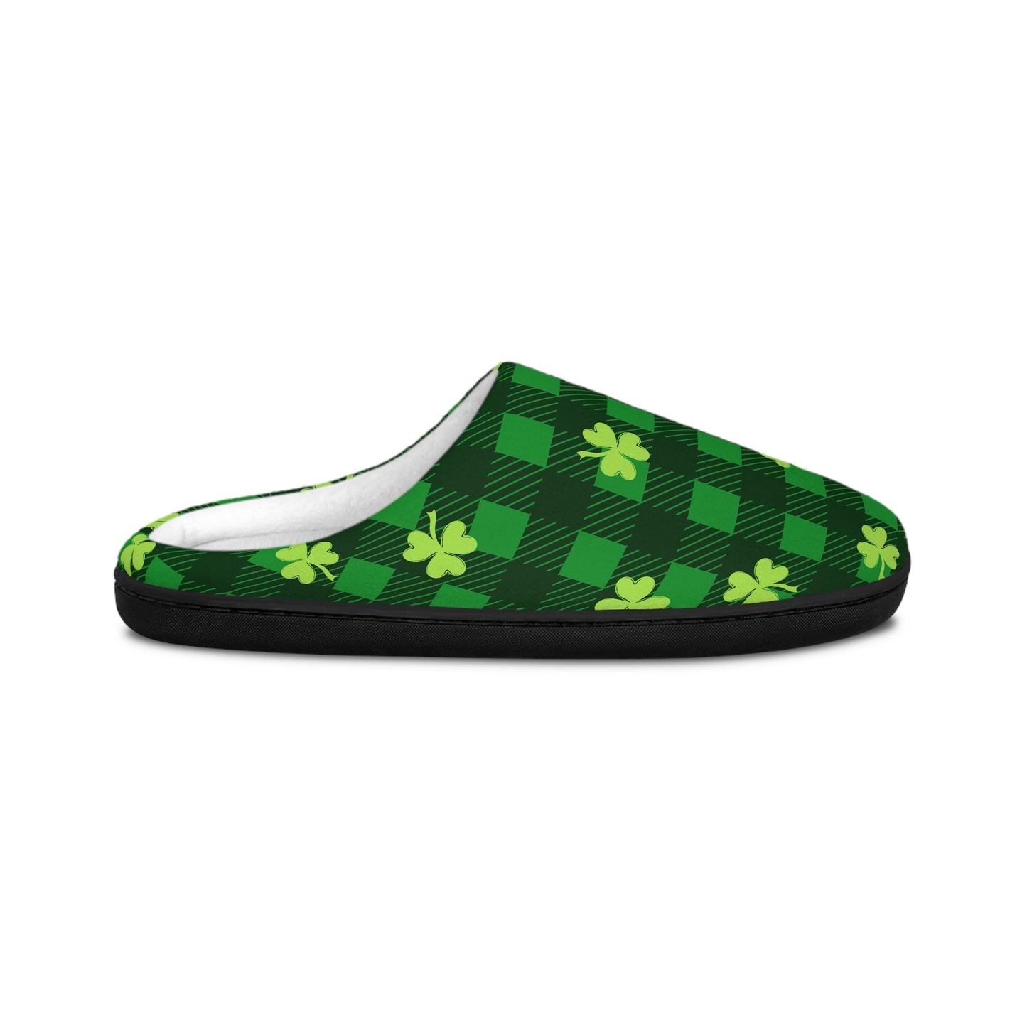 Shamrock Plaid Women's Indoor Slippers