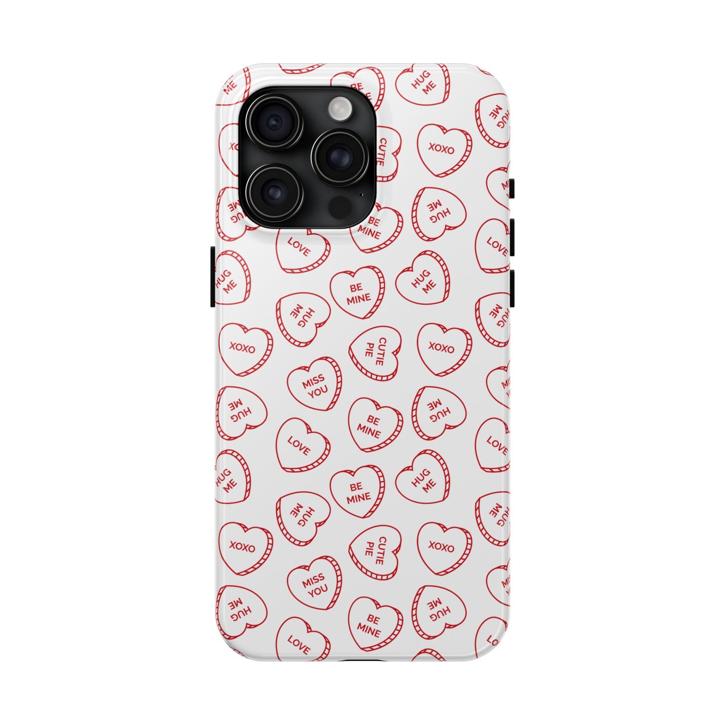 Candy Hearts Tough Phone Cases