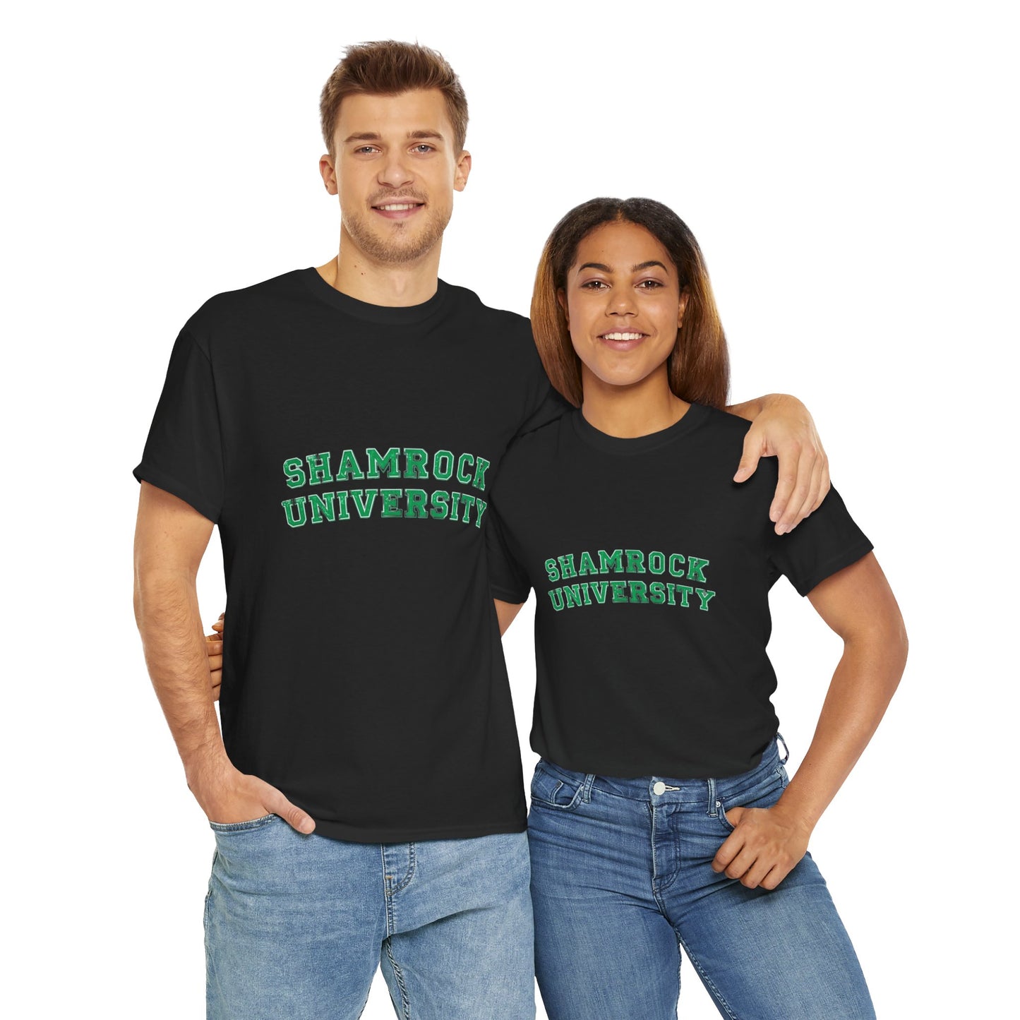 Shamrock University Unisex Heavy Cotton Tee