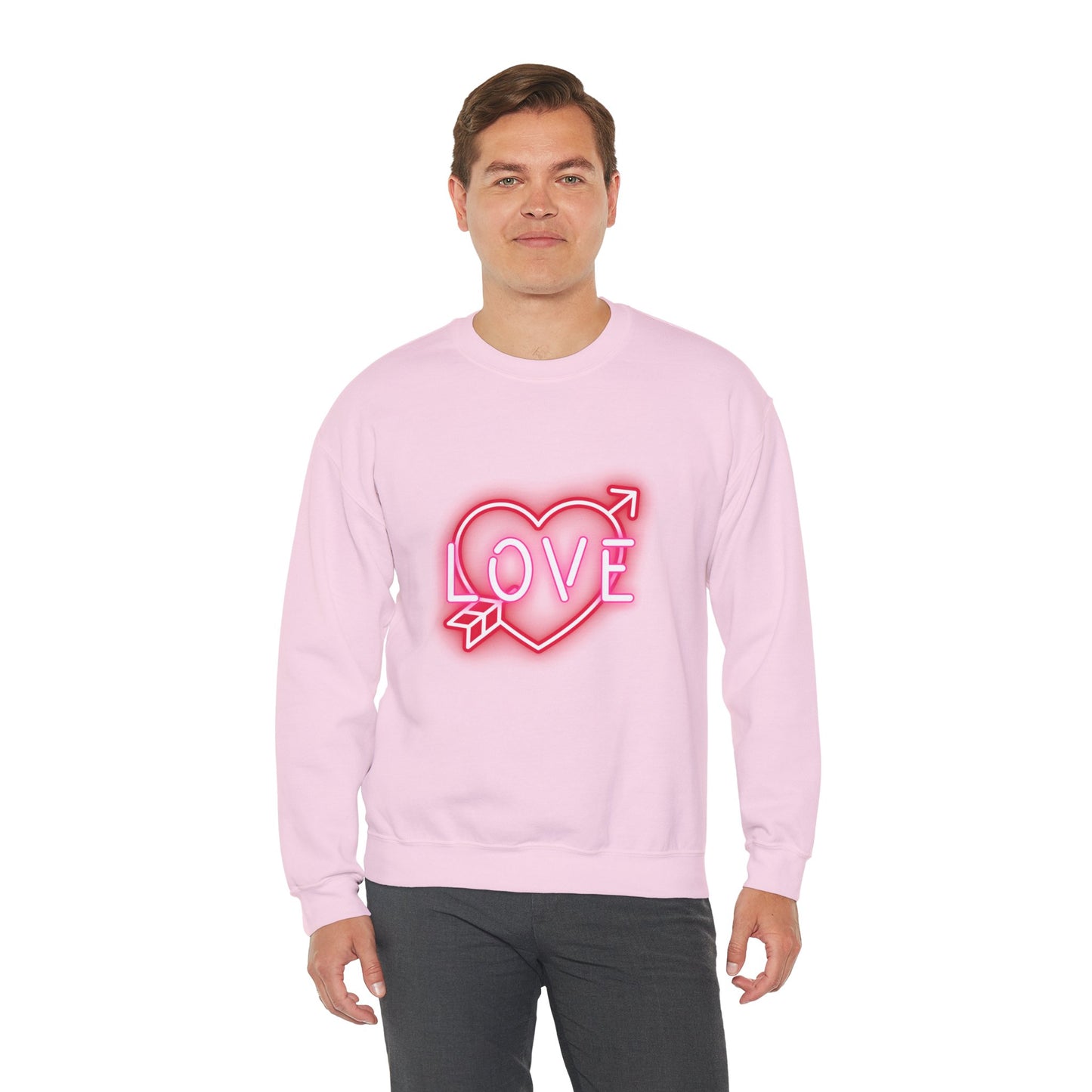 Neon Love Unisex Heavy Blend™ Crewneck Sweatshirt