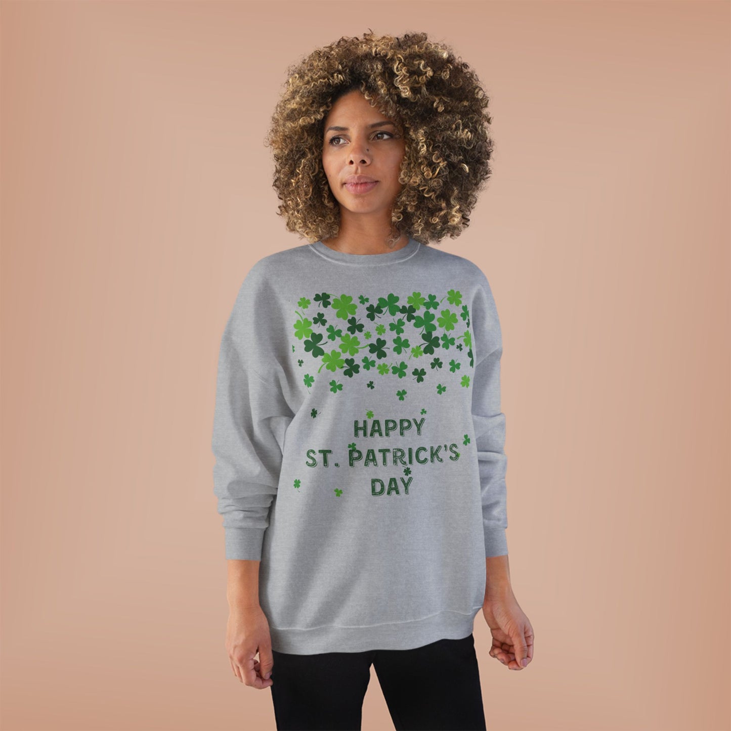 Shamrock Shower Unisex EcoSmart® Crewneck Sweatshirt