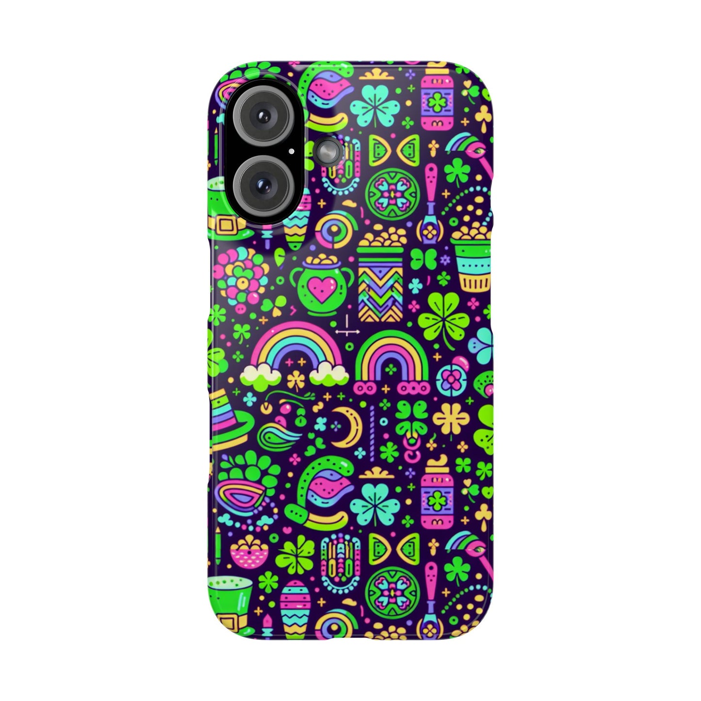 Day-Glo Clover Slim Phone Cases