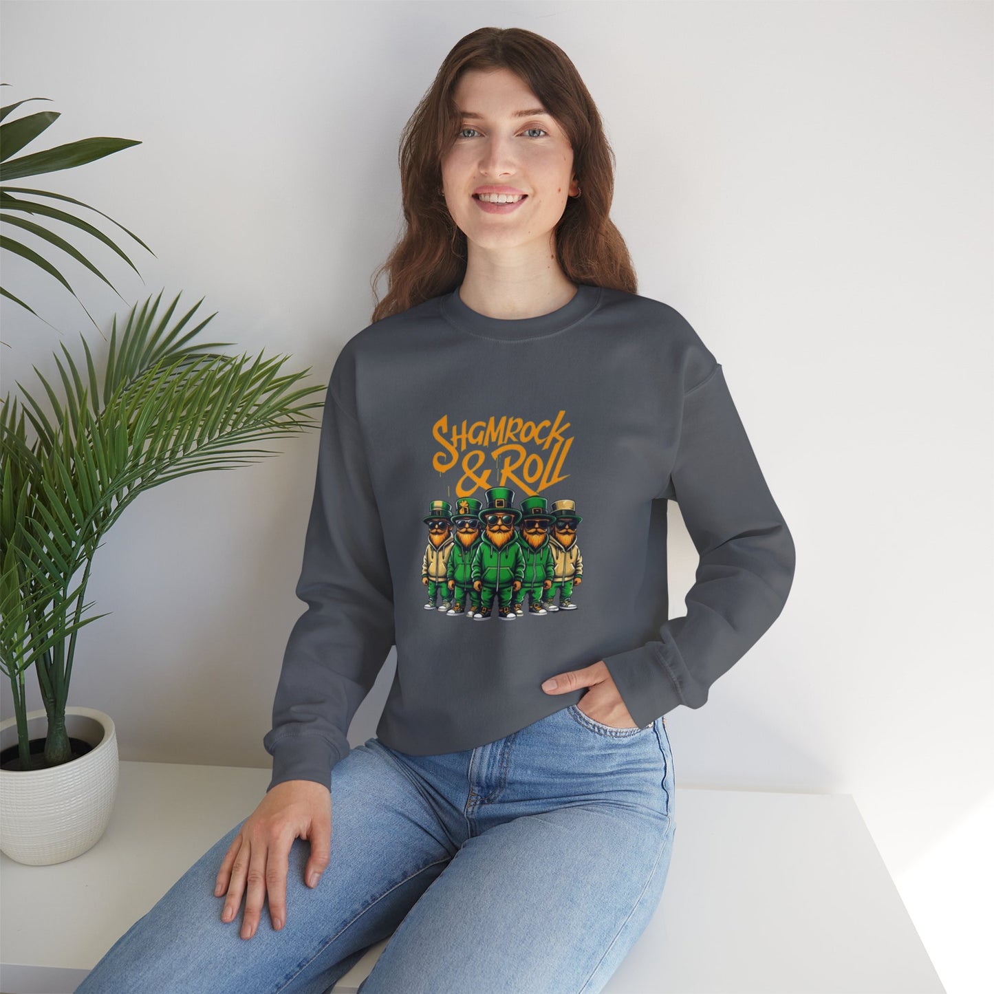 Shamrock & Roll Unisex Heavy Blend™ Crewneck Sweatshirt