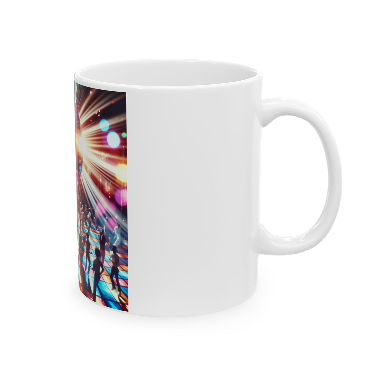 Disco Ceramic Mug, (11oz, 15oz)