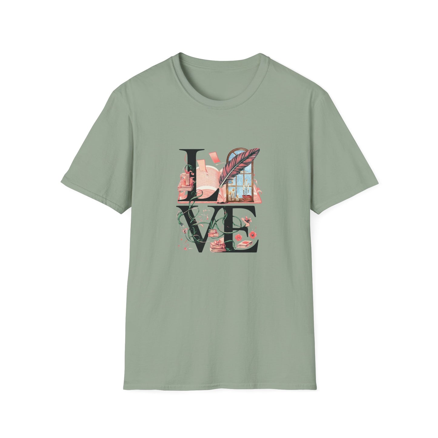 LOVE is a Novel Idea Unisex Softstyle T-Shirt