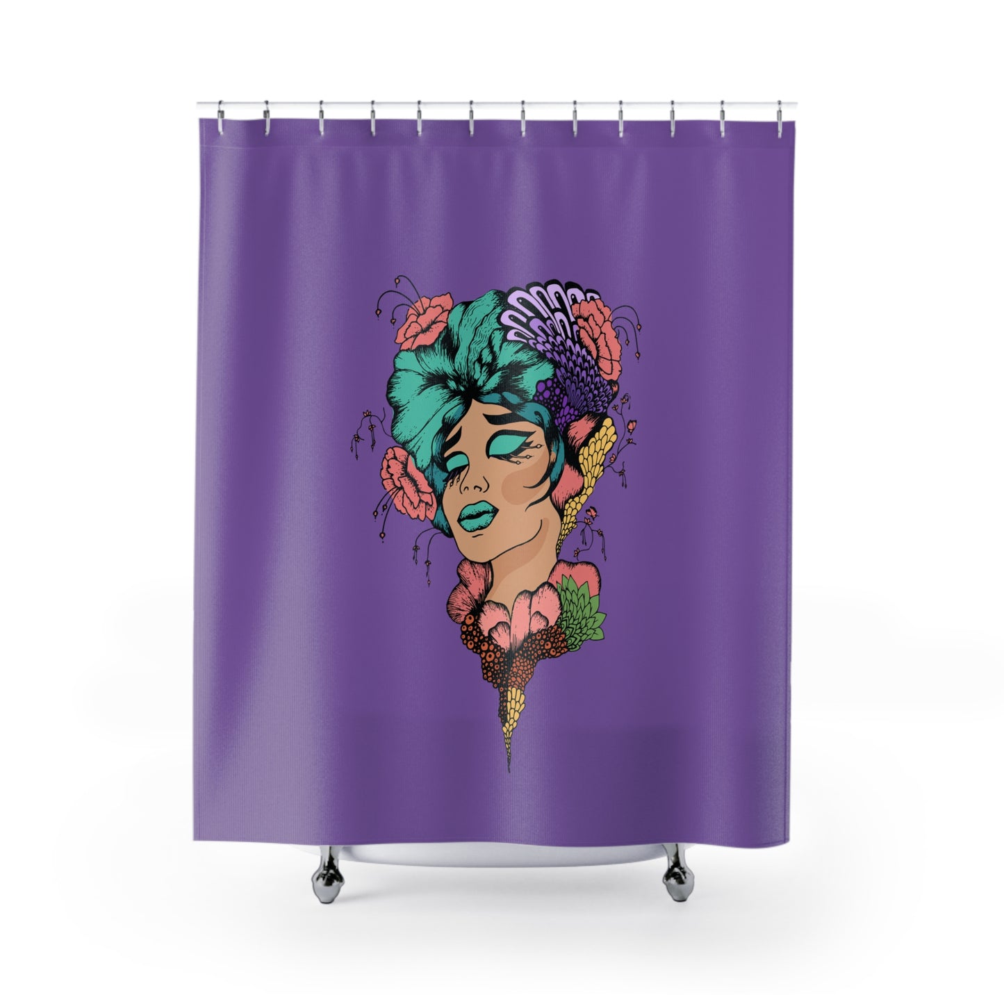 Madame Colorful Shower Curtains