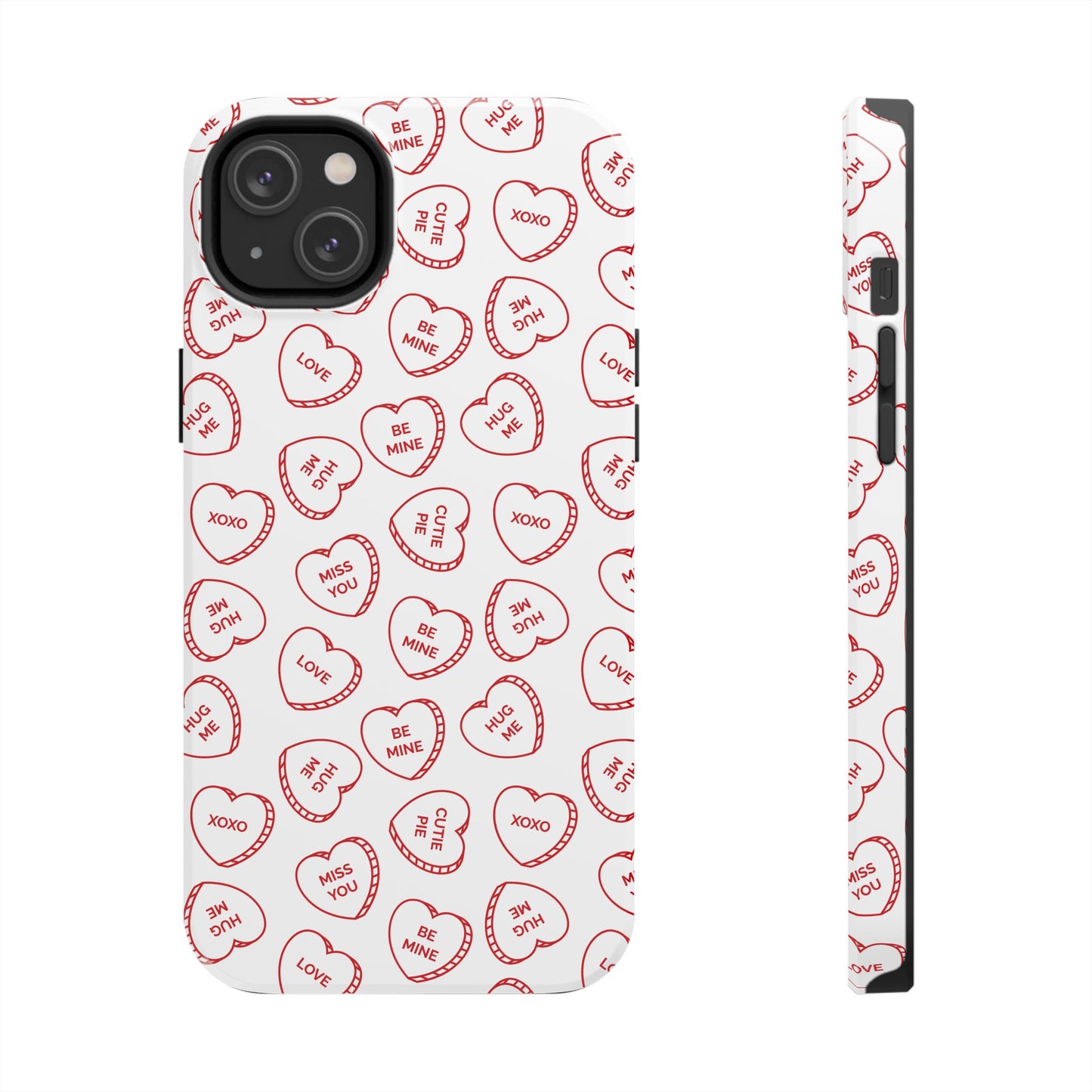 Candy Hearts Tough Phone Cases