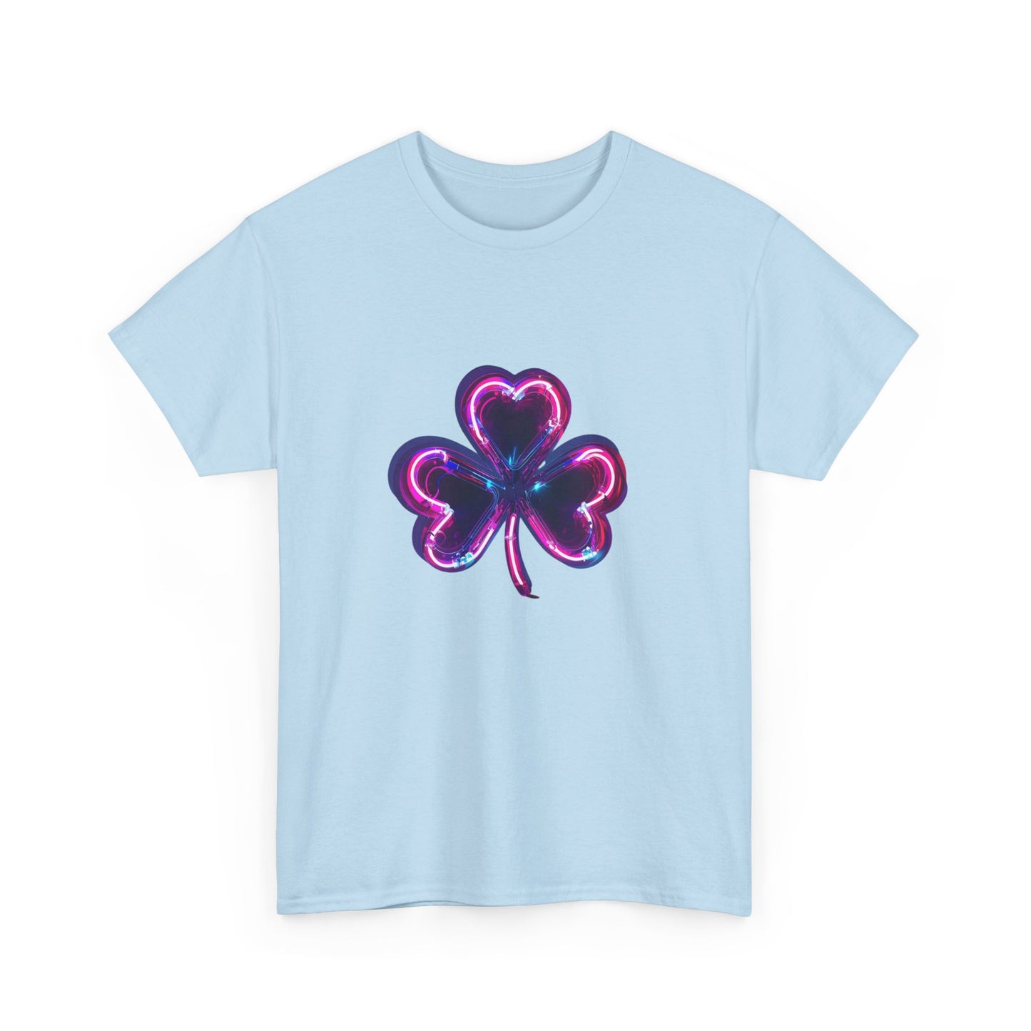 Electric Luck - Pink and Blue Unisex Heavy Cotton Tee