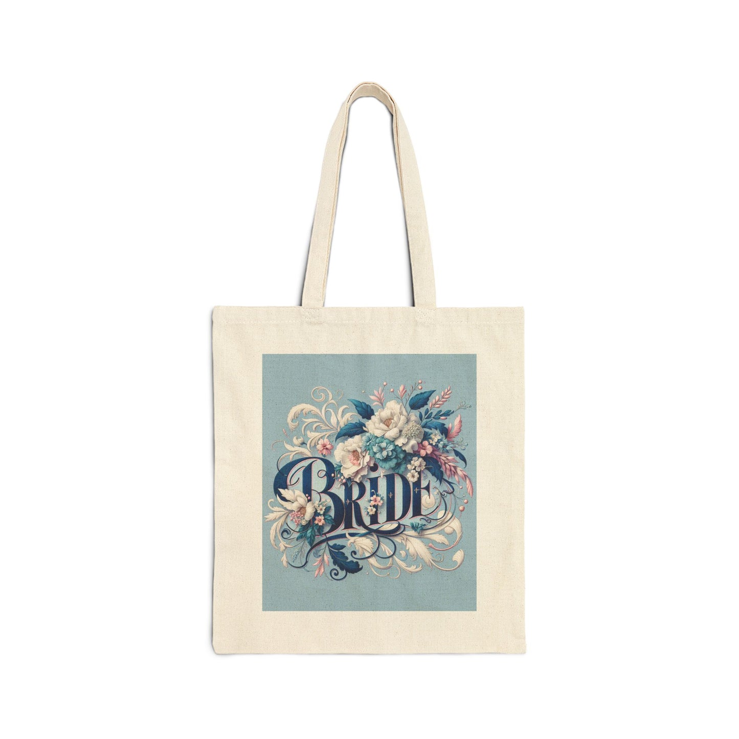 Your Something Blue Cotton Canvas Tote Bag