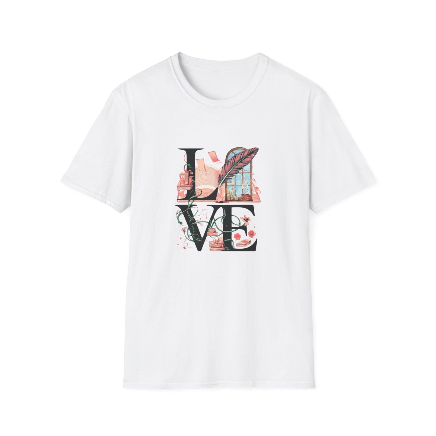 LOVE is a Novel Idea Unisex Softstyle T-Shirt