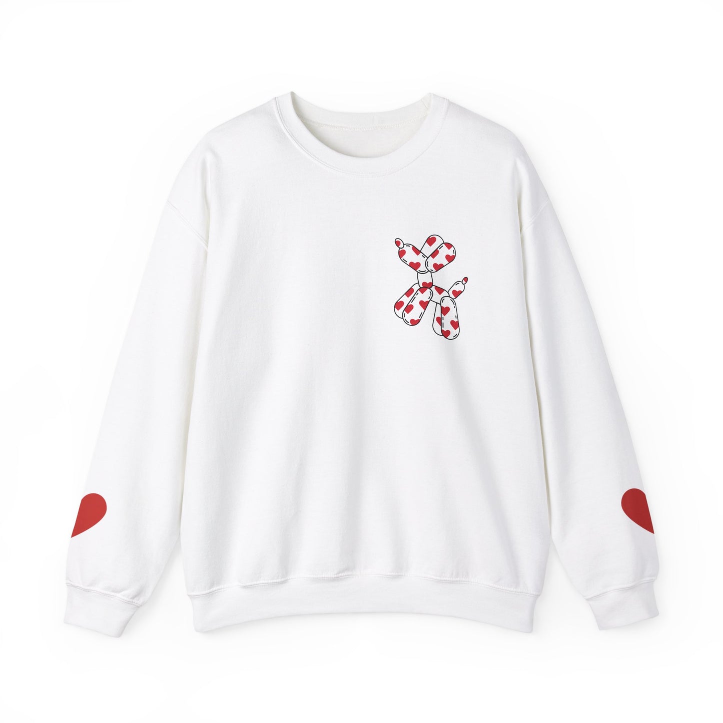 Balloon Dog Heart Unisex Heavy Blend™ Crewneck Sweatshirt