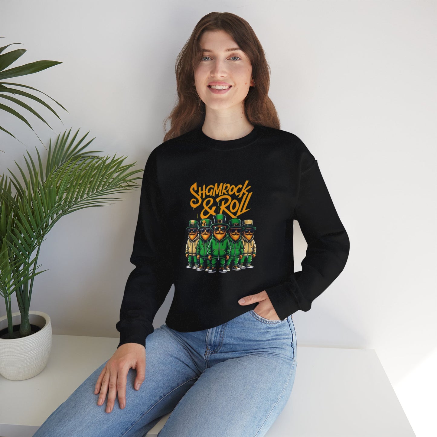 Shamrock & Roll Unisex Heavy Blend™ Crewneck Sweatshirt