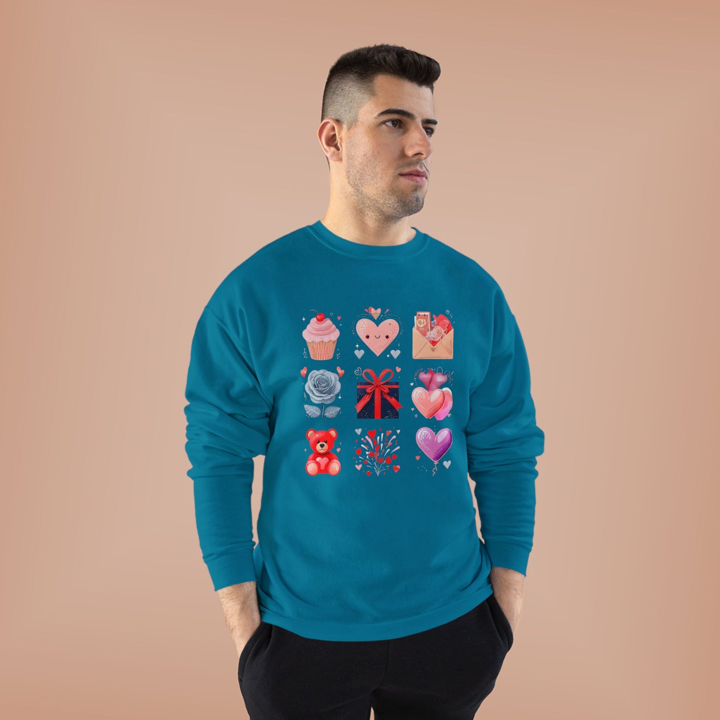 Valentine's Party Unisex EcoSmart® Crewneck Sweatshirt