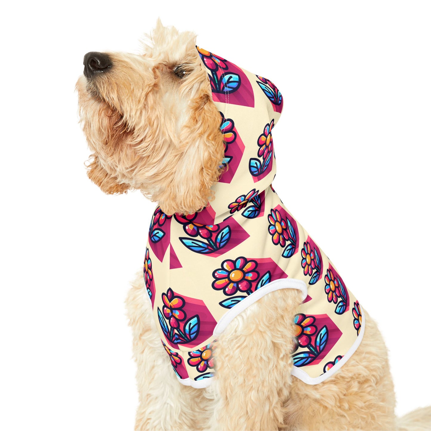 Starburst Flower Pet Hoodie (Dog or Cat)