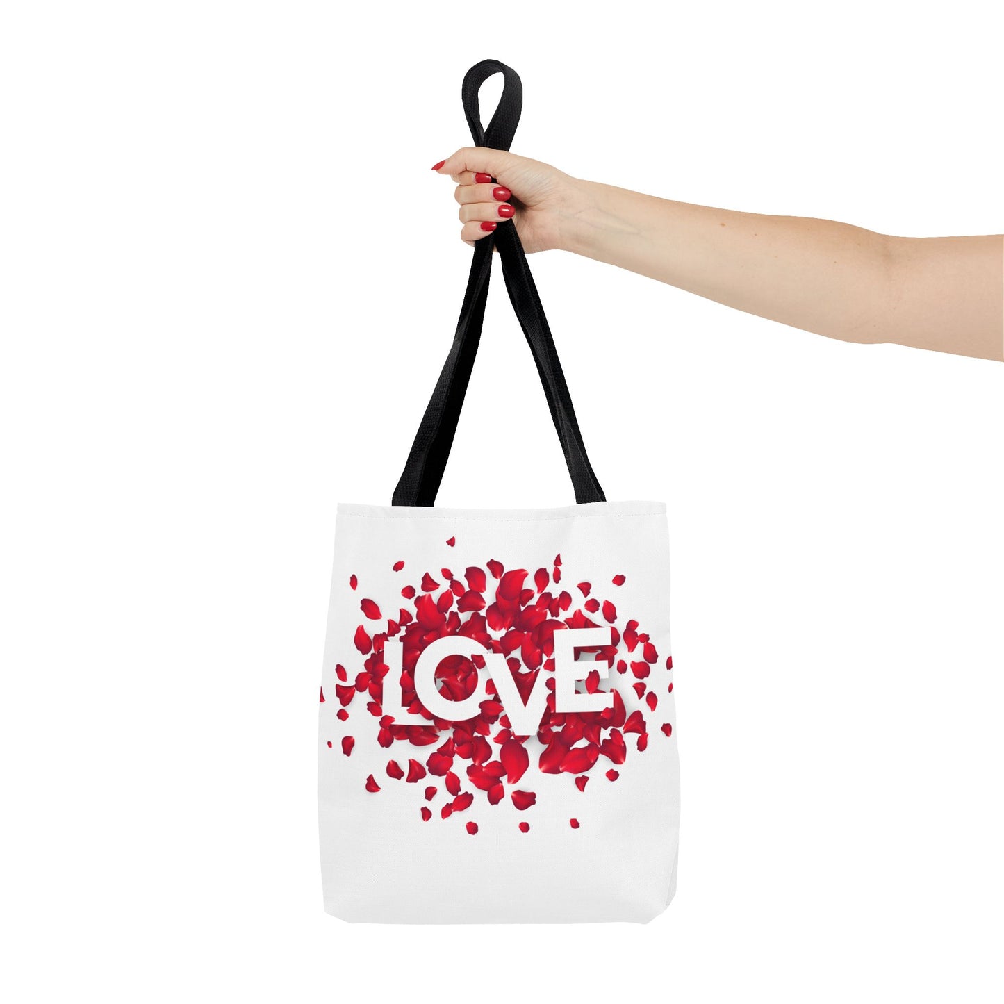 Love Rose Tote Bag (13" x 13")