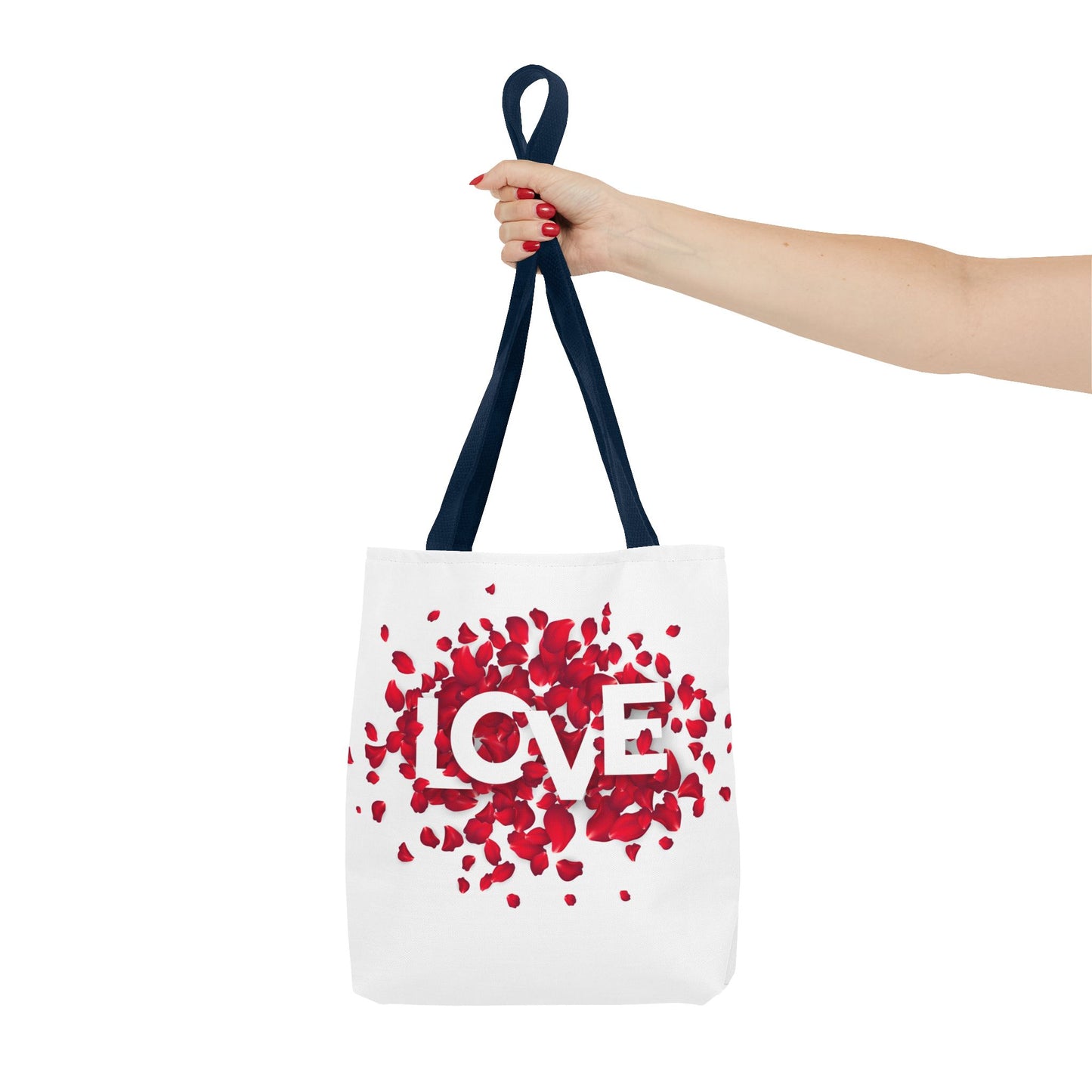 Love Rose Tote Bag (13" x 13")