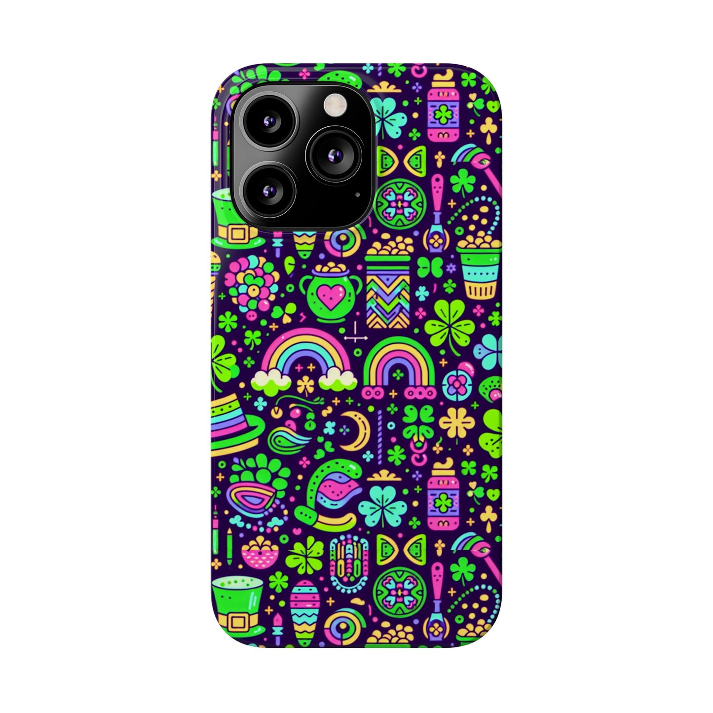 Day-Glo Clover Slim Phone Cases