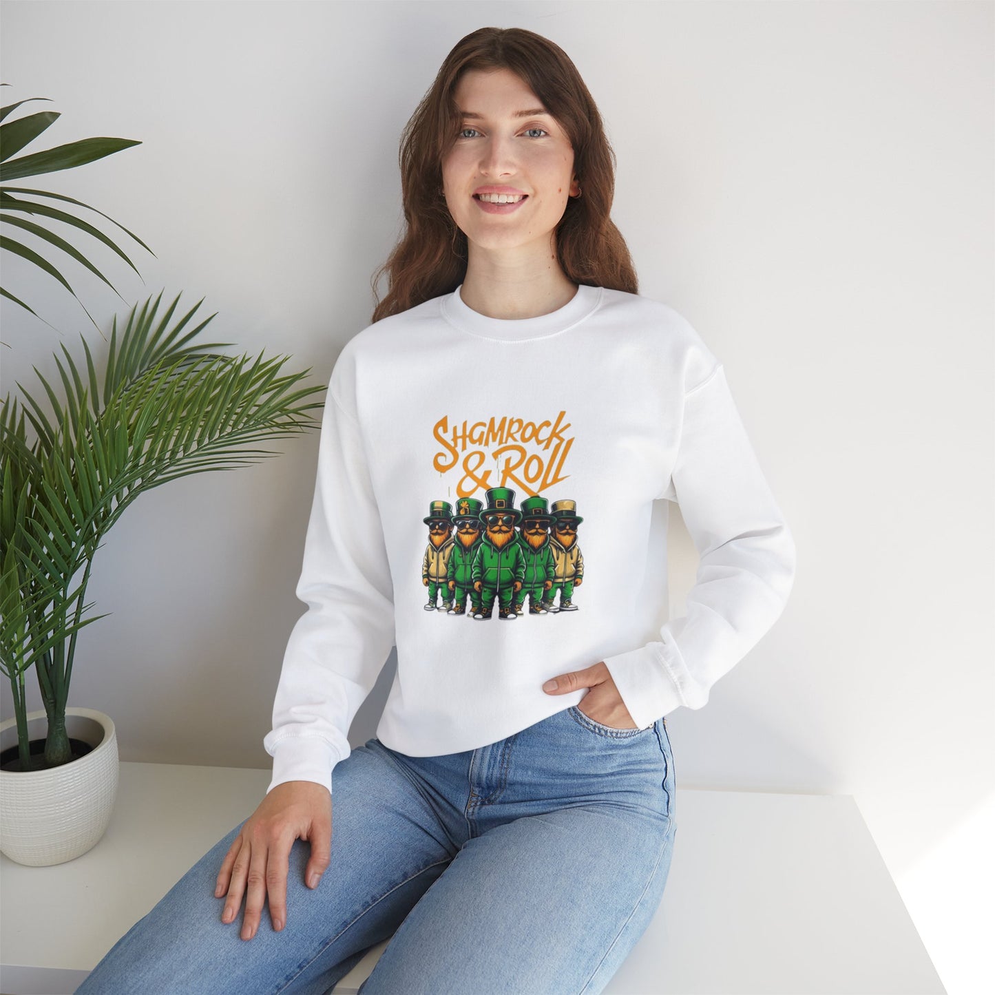 Shamrock & Roll Unisex Heavy Blend™ Crewneck Sweatshirt