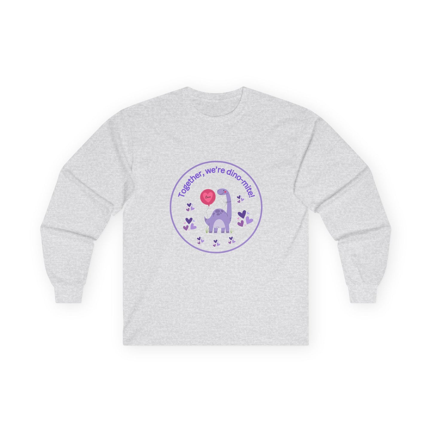 Together, We're Dino-Mite! Unisex Ultra Cotton Long Sleeve Tee