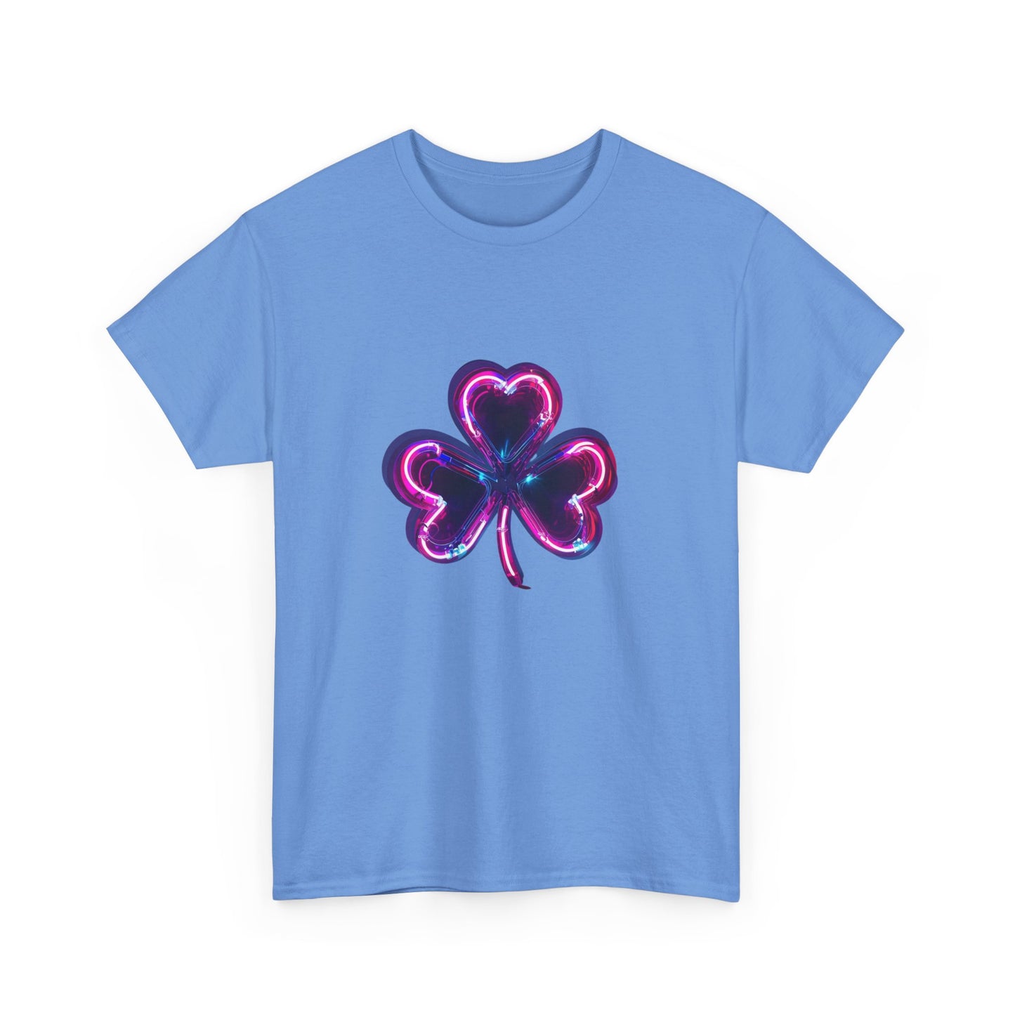 Electric Luck - Pink and Blue Unisex Heavy Cotton Tee