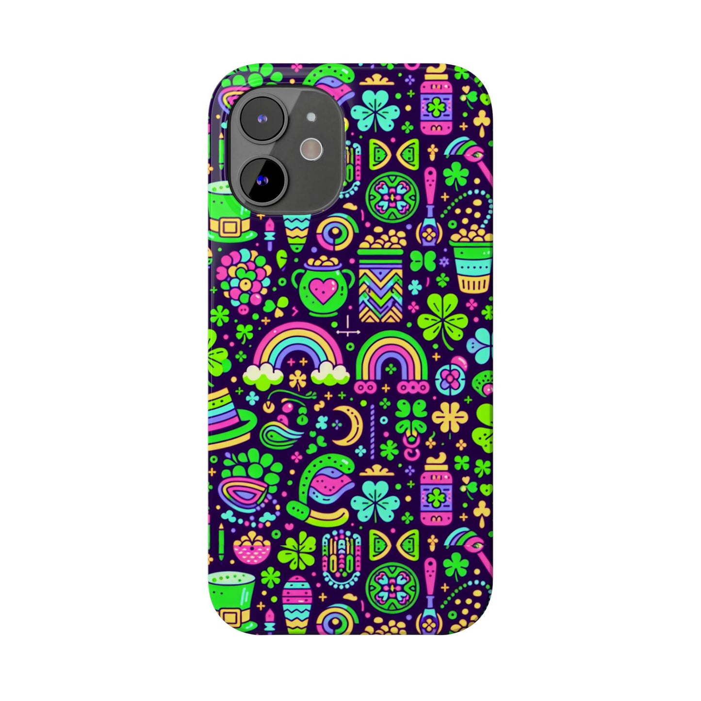 Day-Glo Clover Slim Phone Cases