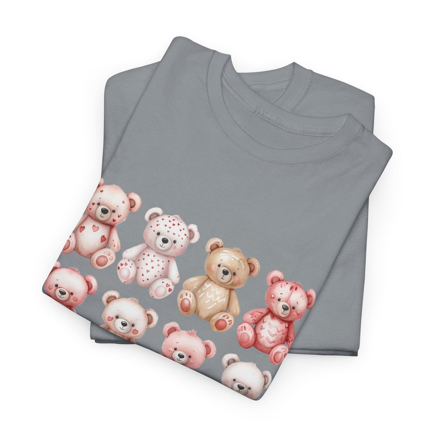 Teddy Bear Party - Valentine's Day Unisex Heavy Cotton Tee