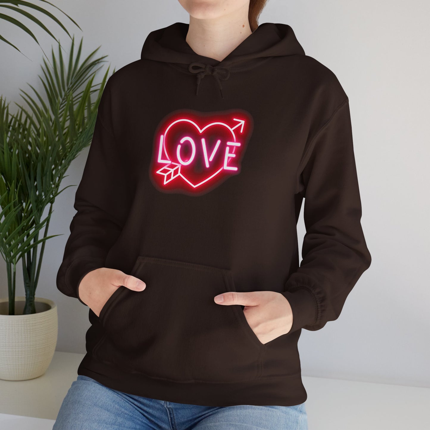 Neon Love Unisex Heavy Blend™ Hooded Sweatshirt