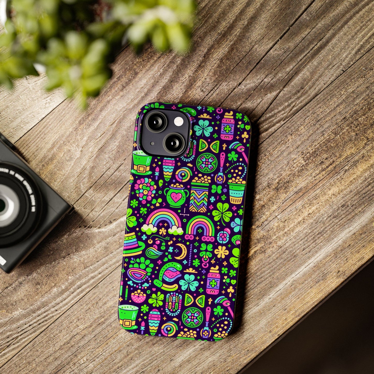 Day-Glo Clover Slim Phone Cases