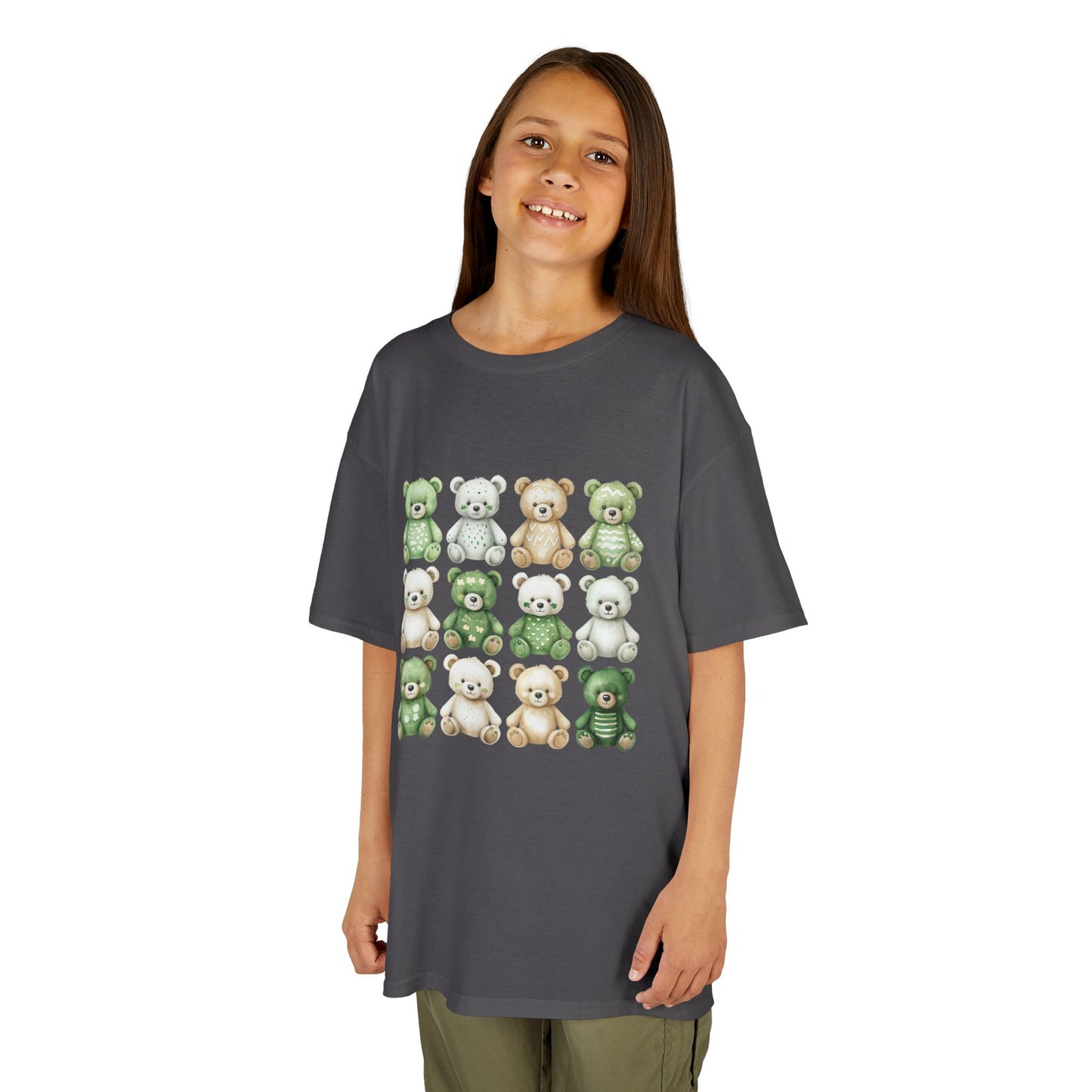 Teddy Bear Party - St. Patrick's Day Kids Heavy Cotton™ Tee