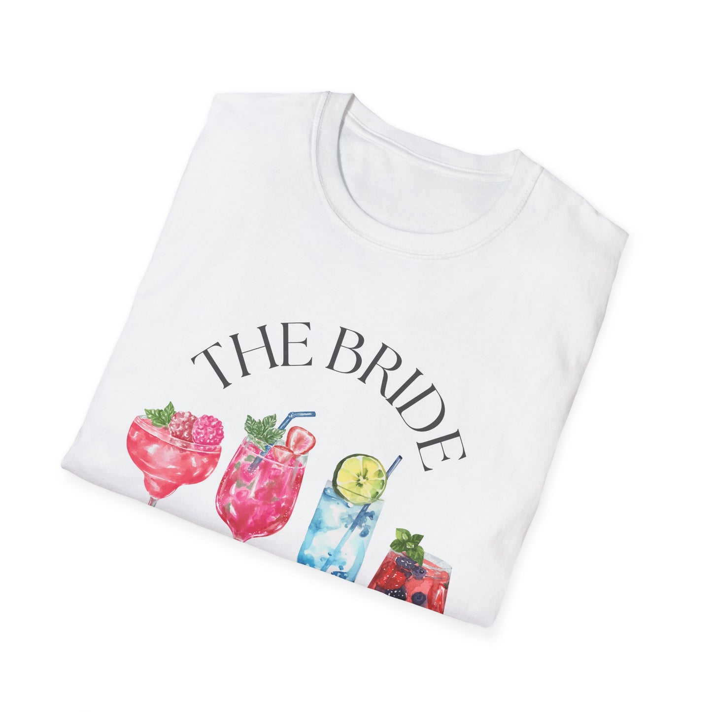 The Bride Est. 2025 Heathered Unisex Softstyle T-Shirt