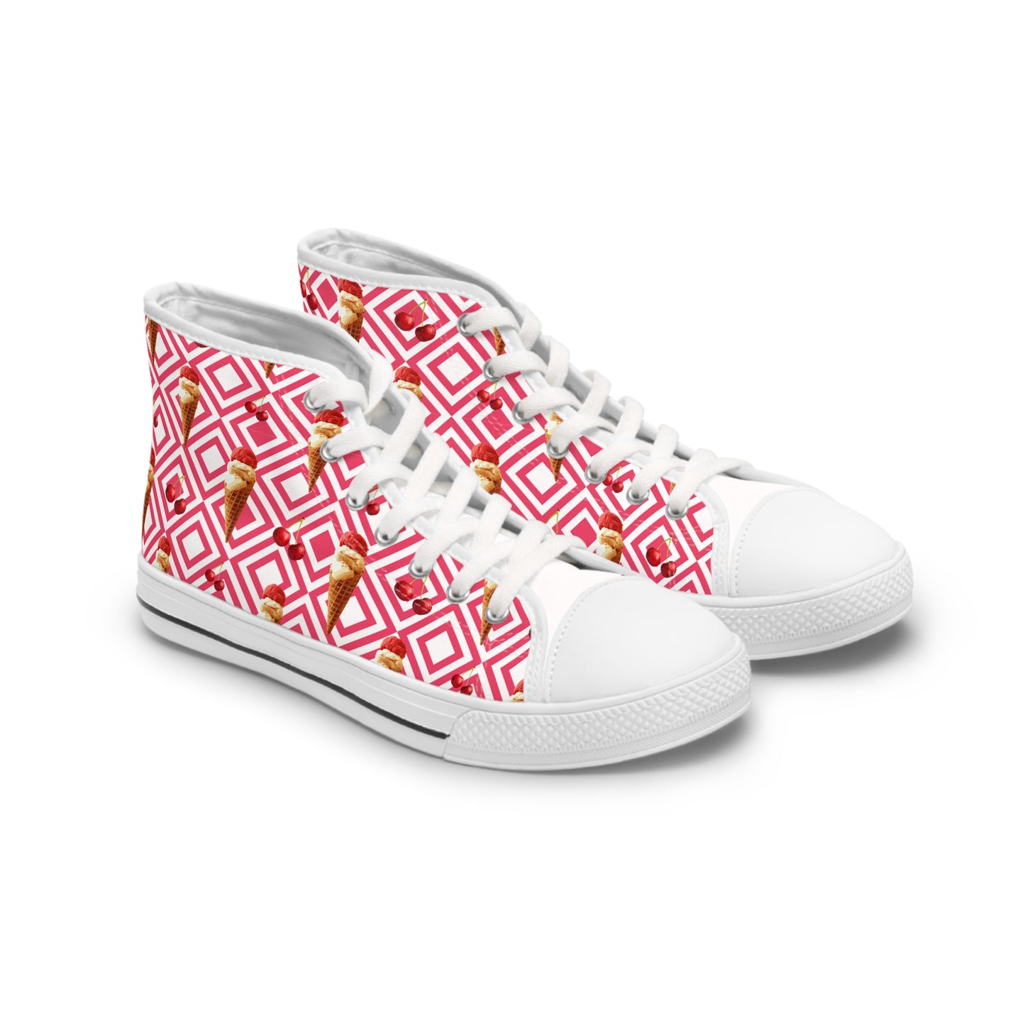 Cherry Bomb Women's High Top Sneakers