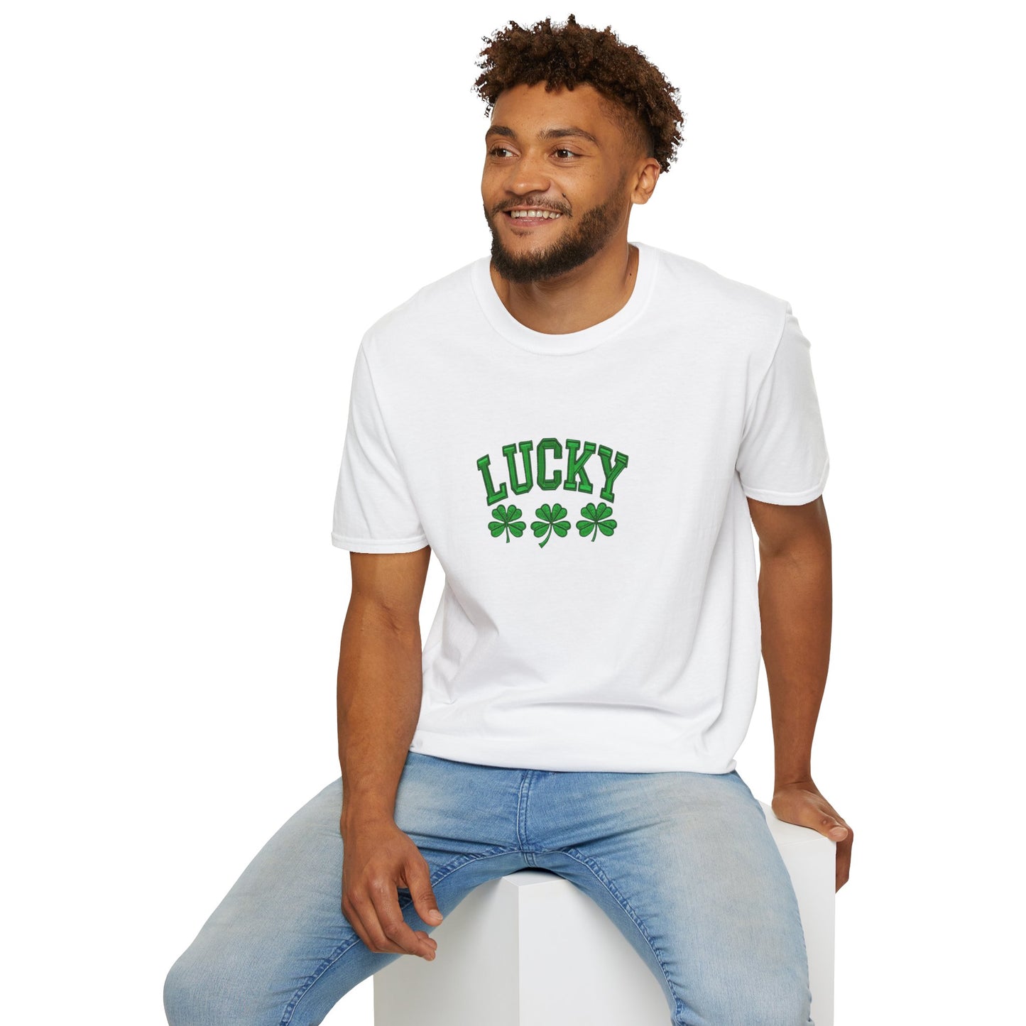 Lucky (print) Unisex Softstyle T-Shirt