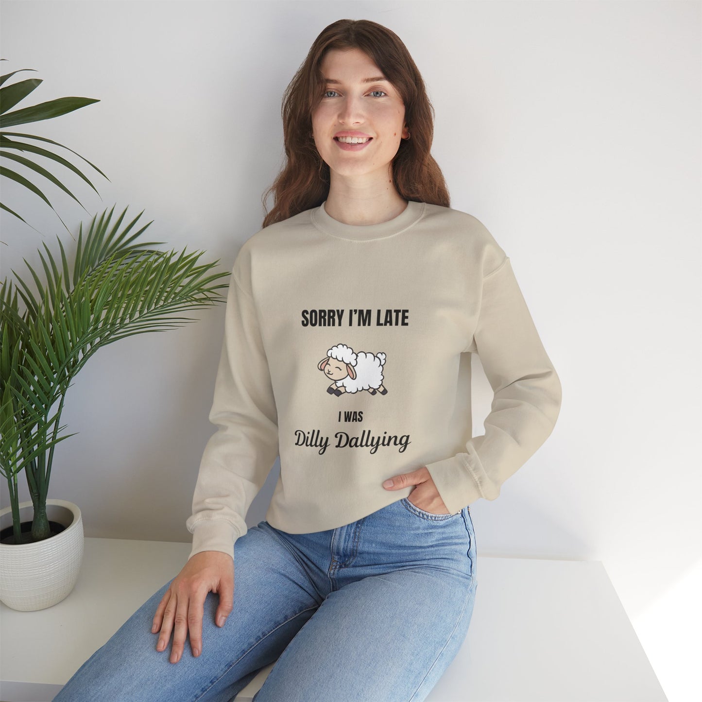 I was Dilly Dallying Unisex Heavy Blend™ Crewneck Sweatshirt