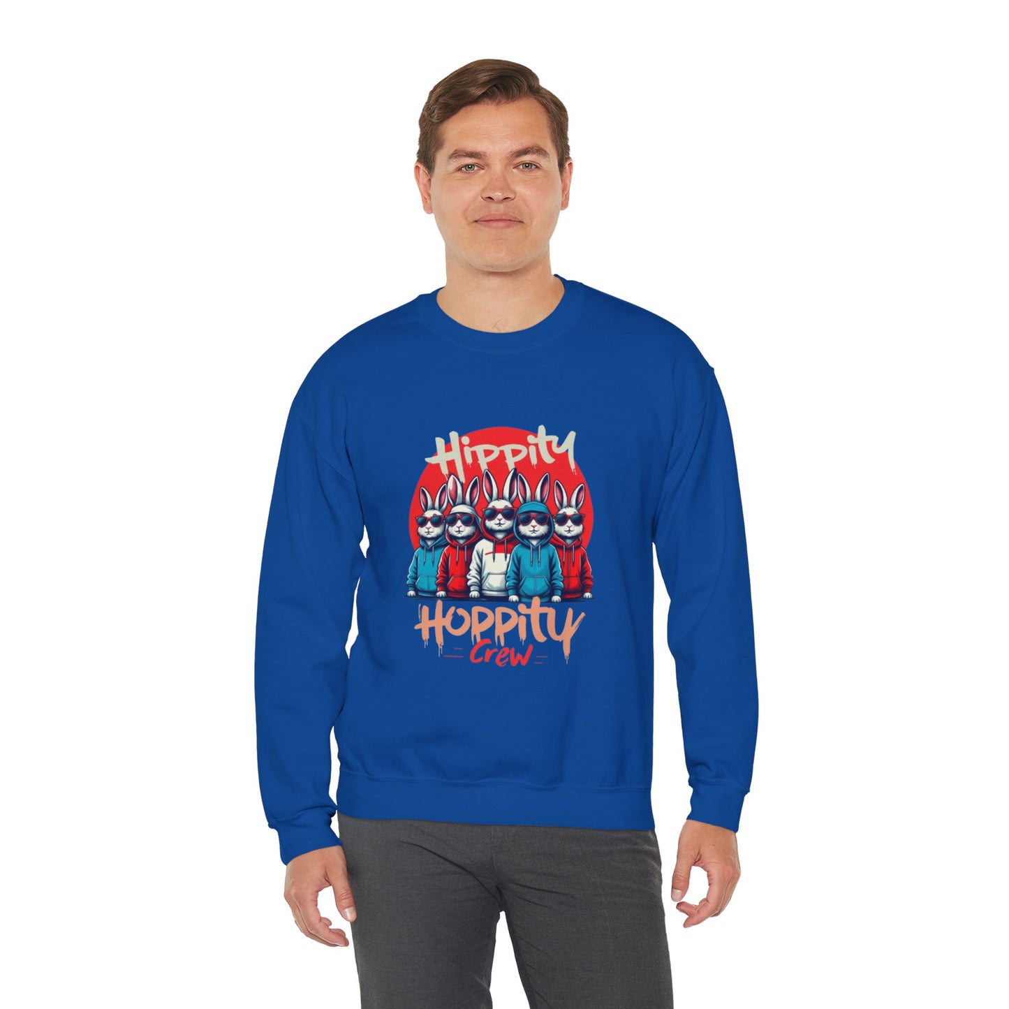 Hippity Hoppity Crew Unisex Heavy Blend™ Crewneck Sweatshirt