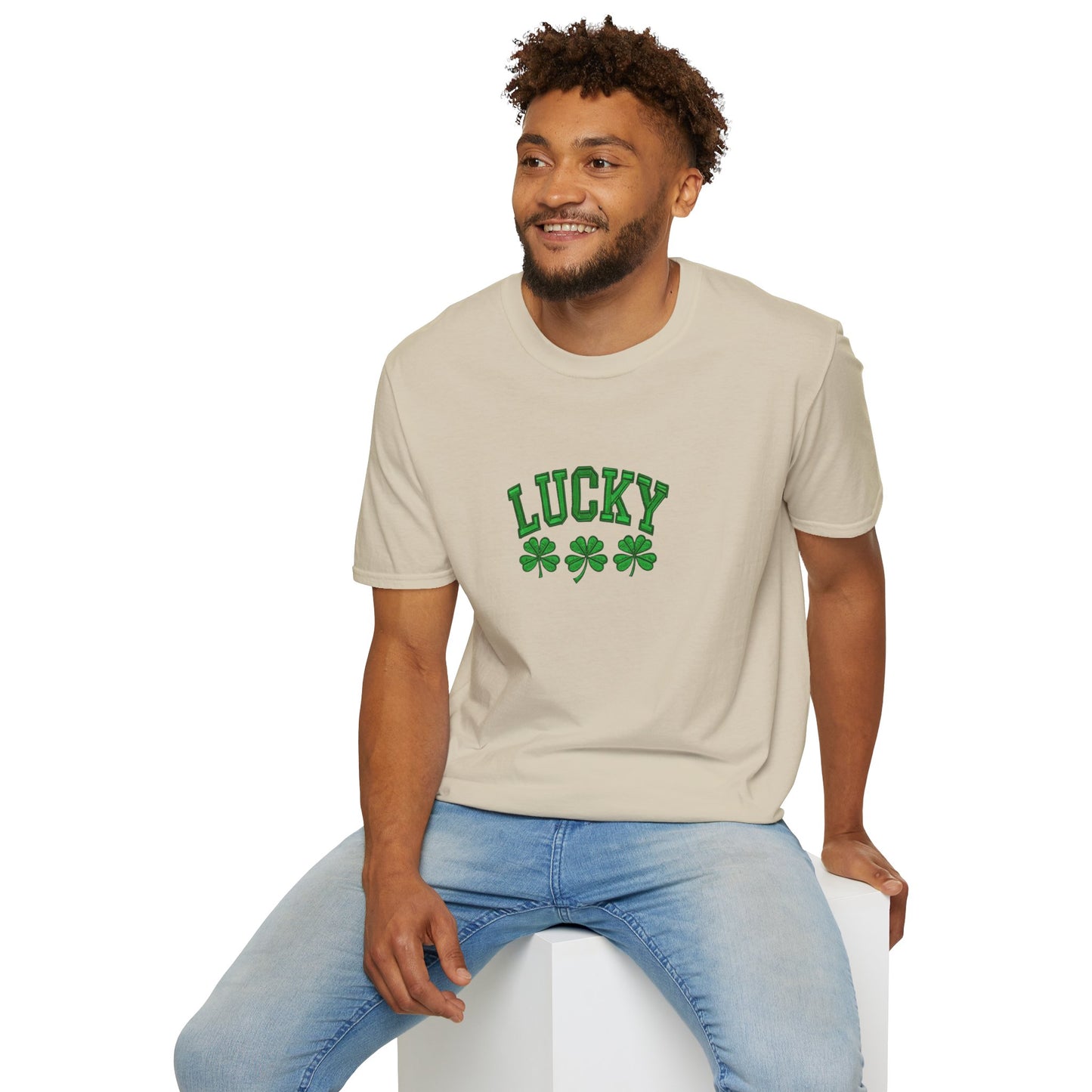 Lucky (print) Unisex Softstyle T-Shirt