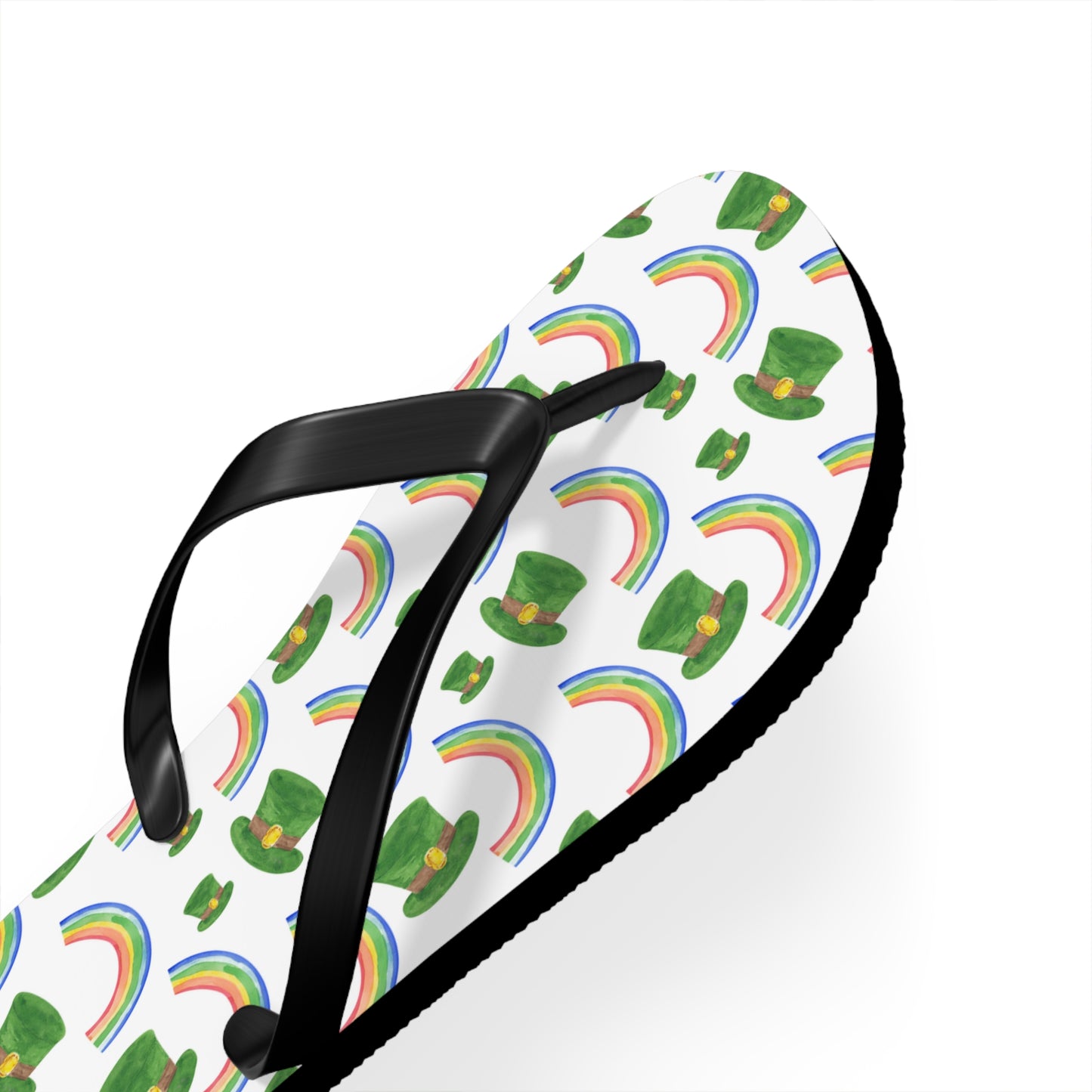 Lucky Rainbow Flip Flops