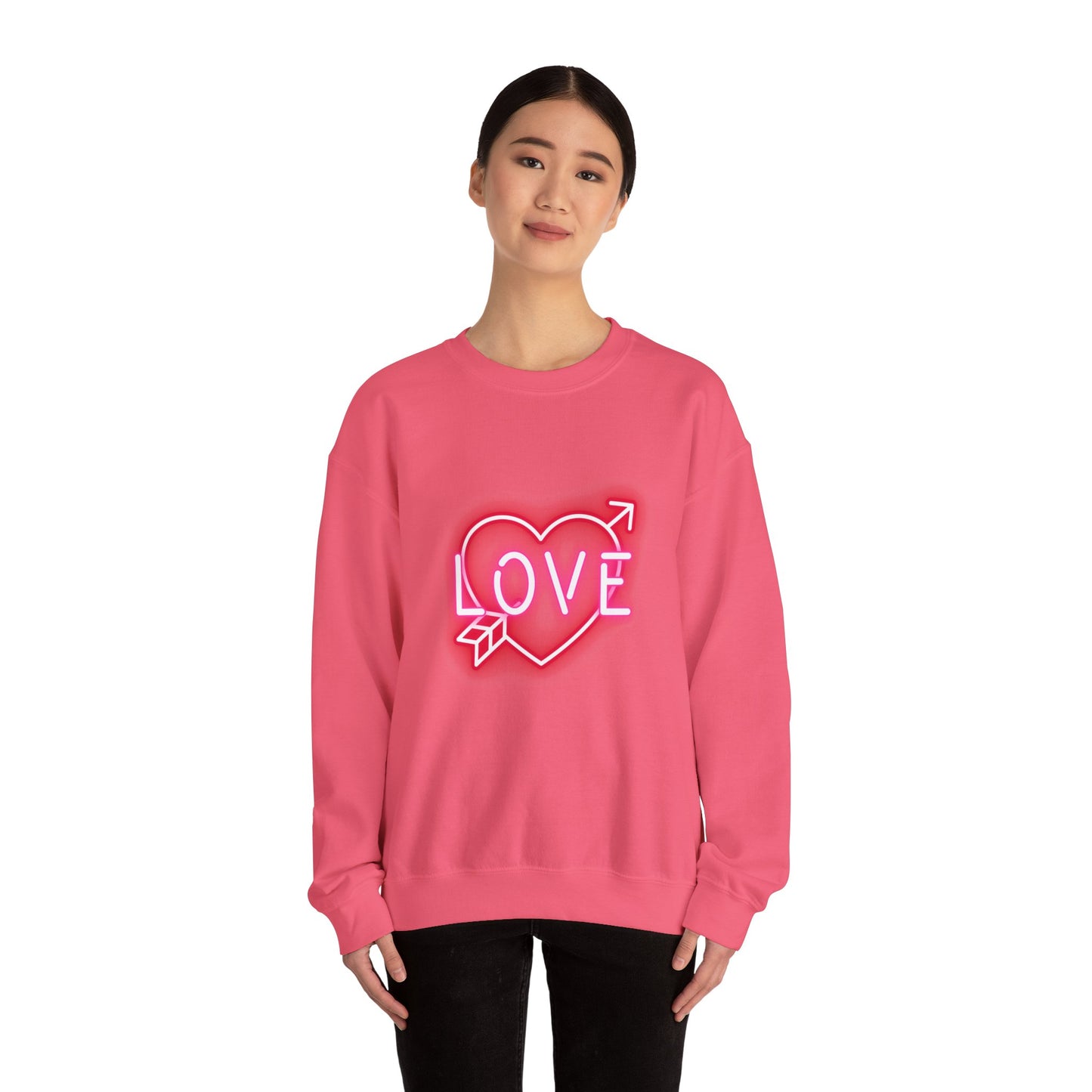 Neon Love Unisex Heavy Blend™ Crewneck Sweatshirt