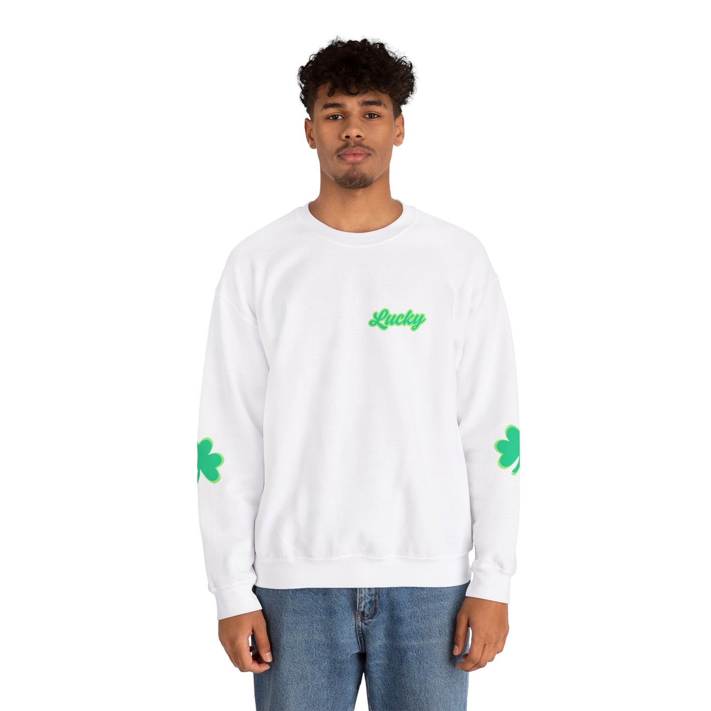 Glowin’ Green Unisex Heavy Blend™ Crewneck Sweatshirt