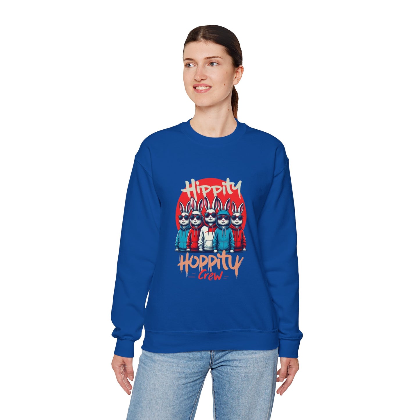 Hippity Hoppity Crew Unisex Heavy Blend™ Crewneck Sweatshirt