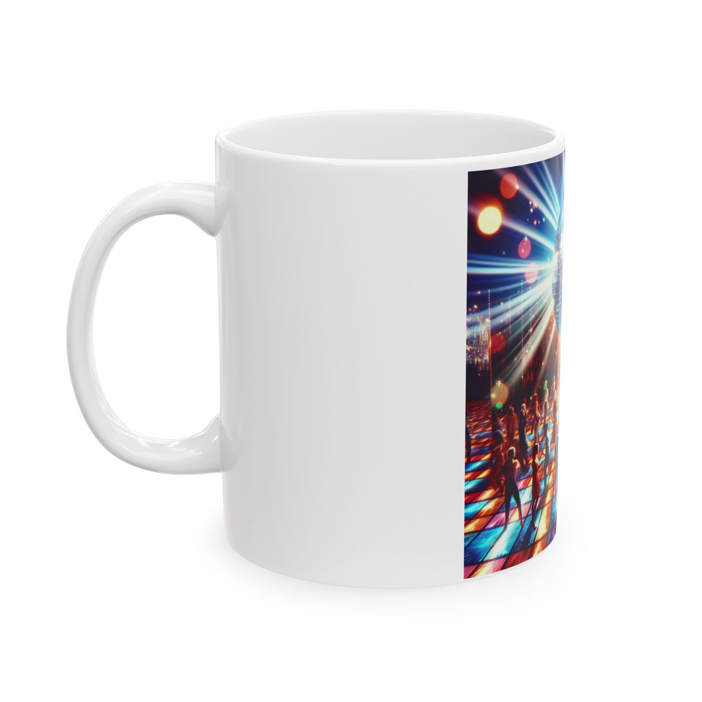 Disco Ceramic Mug, (11oz, 15oz)