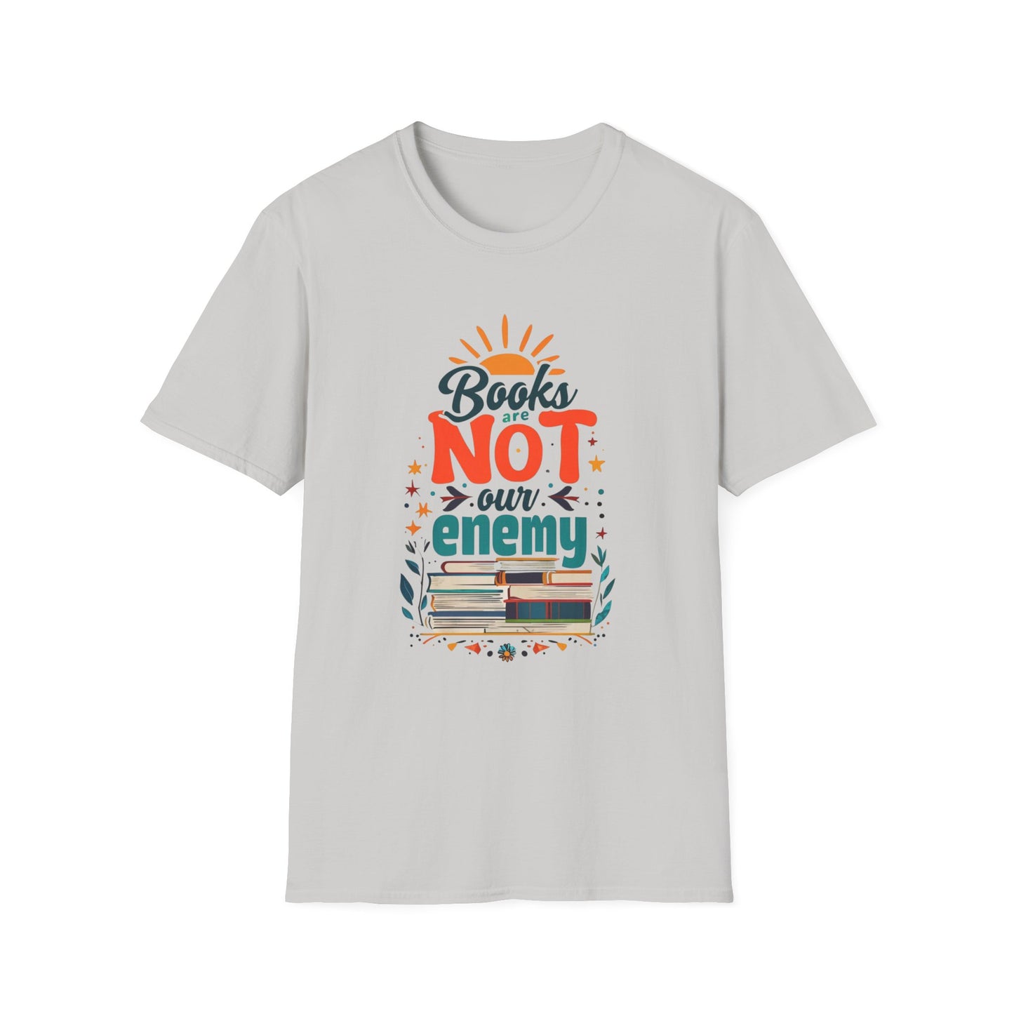 Books are NOT our Enemy Unisex Softstyle T-Shirt