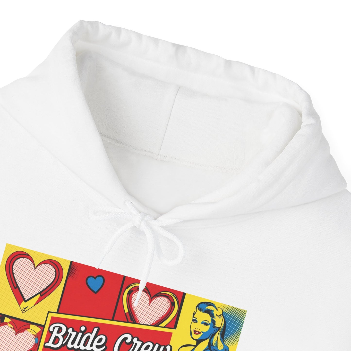 Bride Crew Pop Art Unisex Heavy Blend™ Hooded Sweatshirt