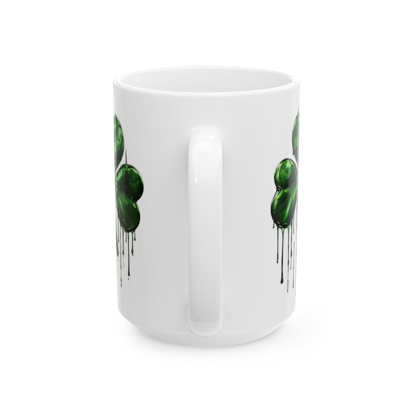 Gilded in Green Ceramic Mug, (11oz, 15oz)