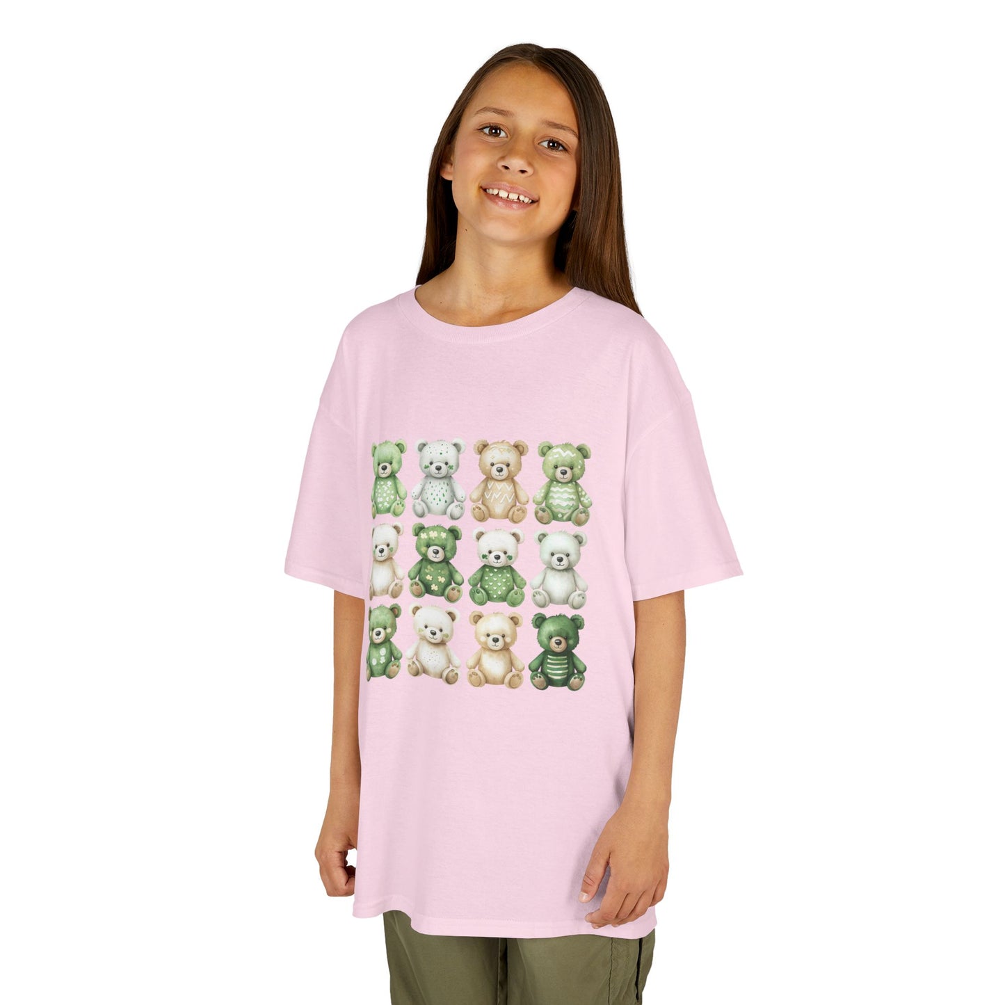 Teddy Bear Party - St. Patrick's Day Kids Heavy Cotton™ Tee