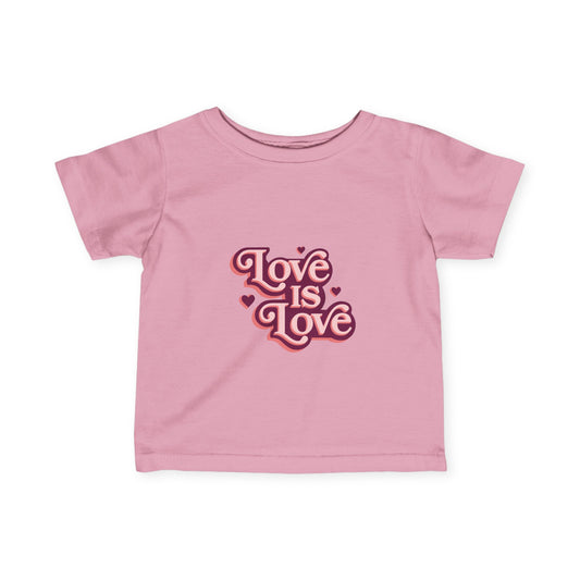 Love is Love Infant Fine Jersey Tee