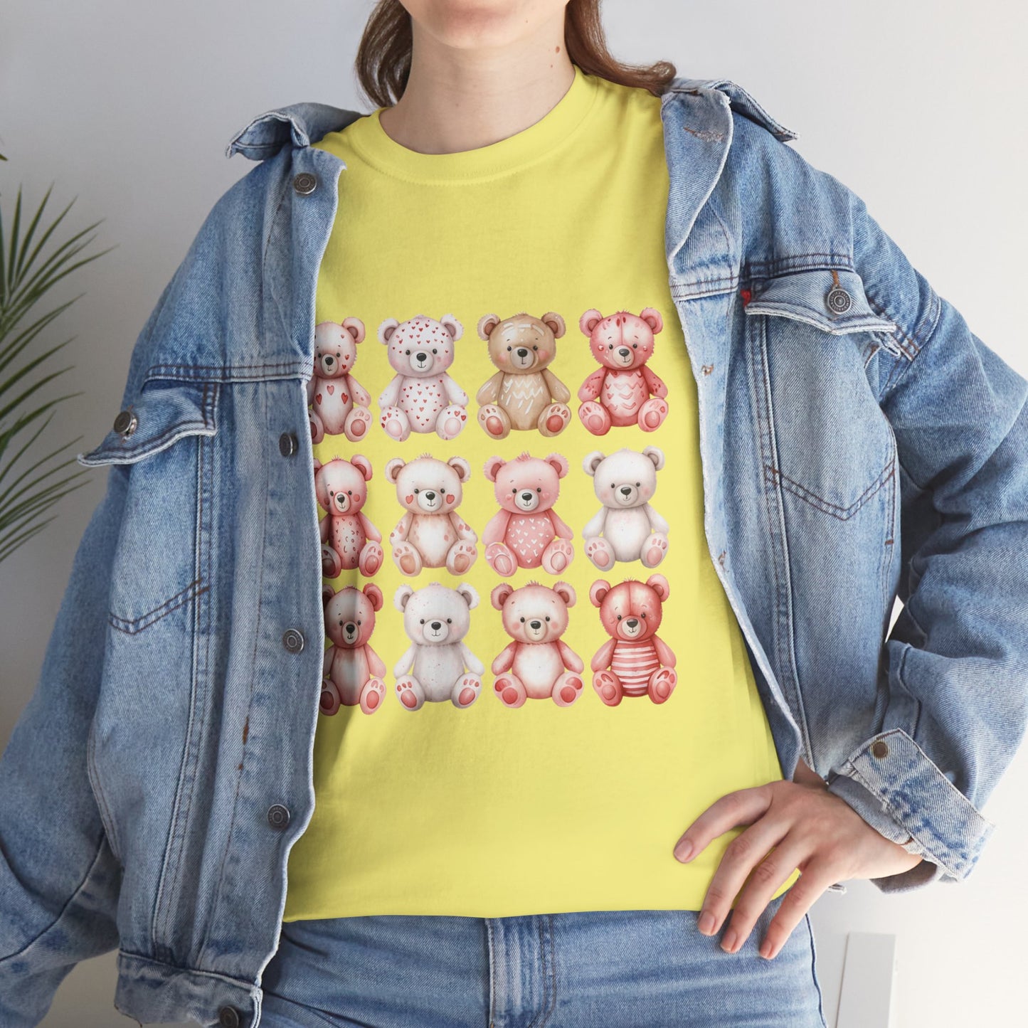 Teddy Bear Party - Valentine's Day Unisex Heavy Cotton Tee