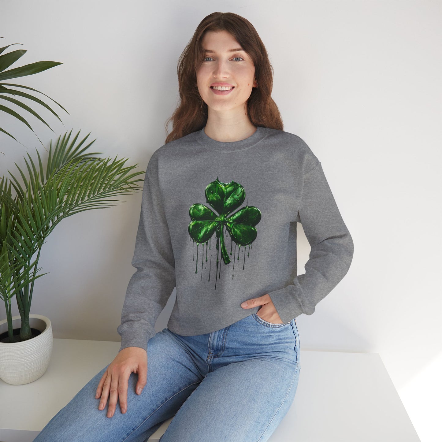 Gilded in Green Unisex Heavy Blend™ Crewneck Sweatshirt