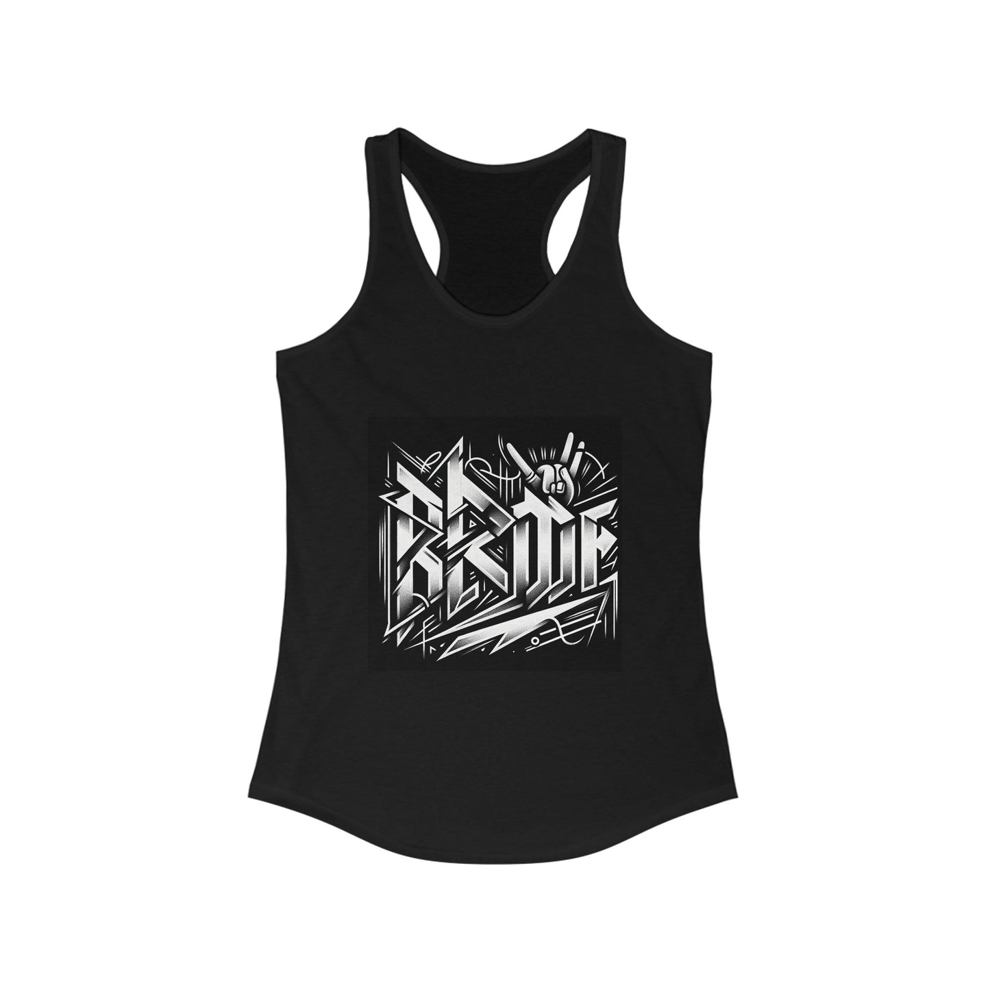 Bride Rock n' Roll Women's Ideal Racerback Tank